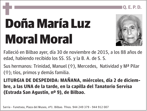 María Luz Moral Moral