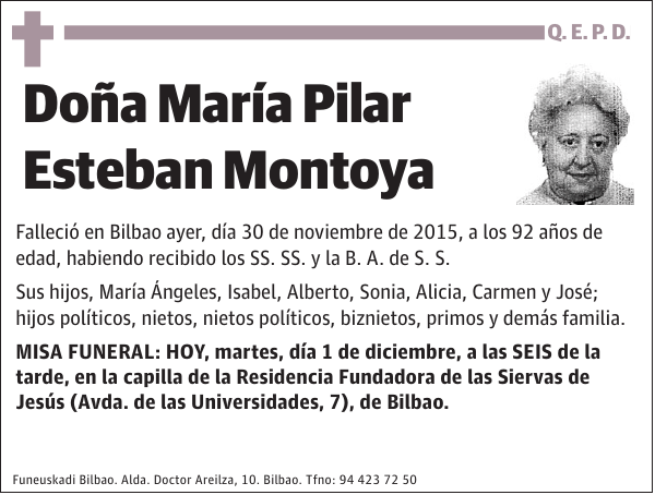 María Pilar Esteban Montoya