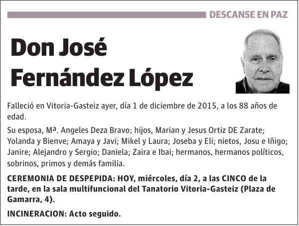 José Fernández López