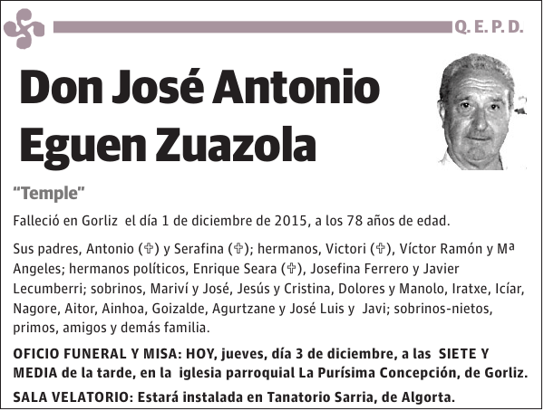 José Antonio Eguen Zuazola