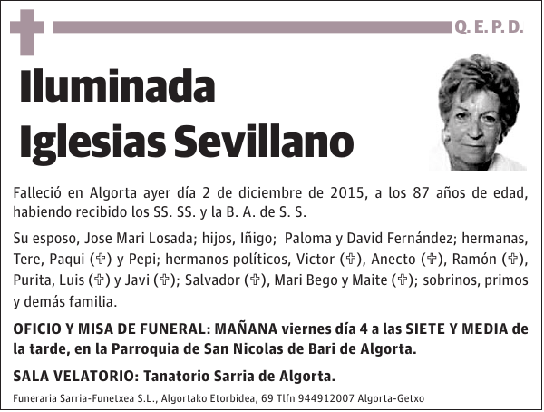 Iluminada Iglesias Sevillano