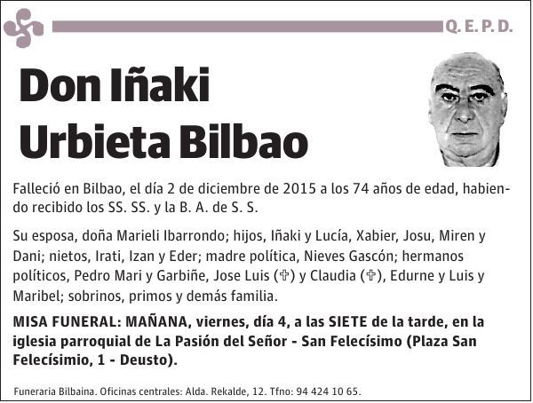 Iñaki Urbieta Bilbao