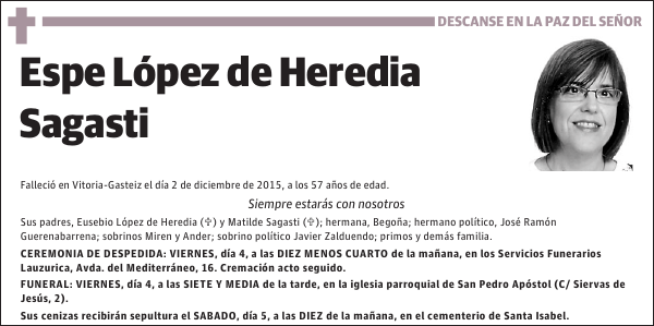 Espe López de Heredia Sagasti