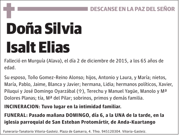 Silvia Isalt Elias