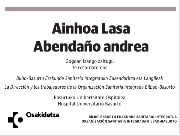 Ainhoa Lasa Abendaño