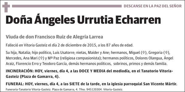 Ángeles Urrutia Echarren