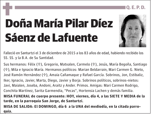 María Pilar Díez Sáenz de Lafuente