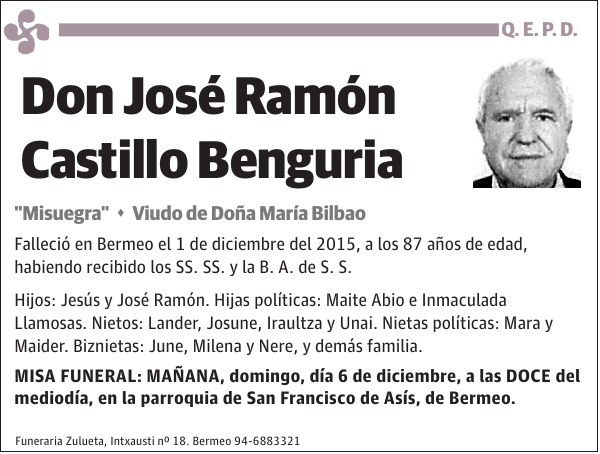 José Ramón Castillo Benguria