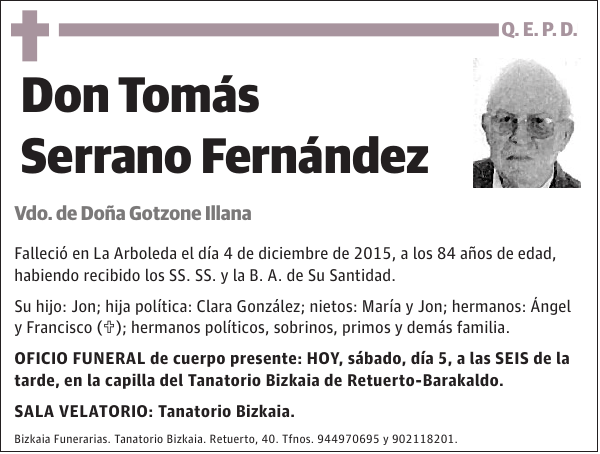 Tomás Serrano Fernández