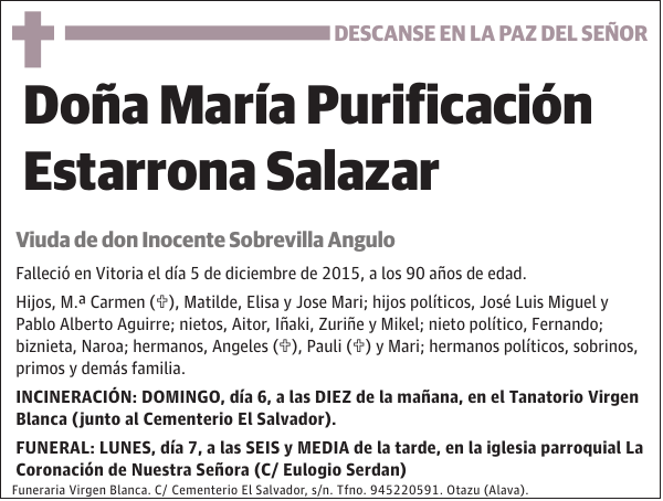 María Purificación Estarrona Salazar