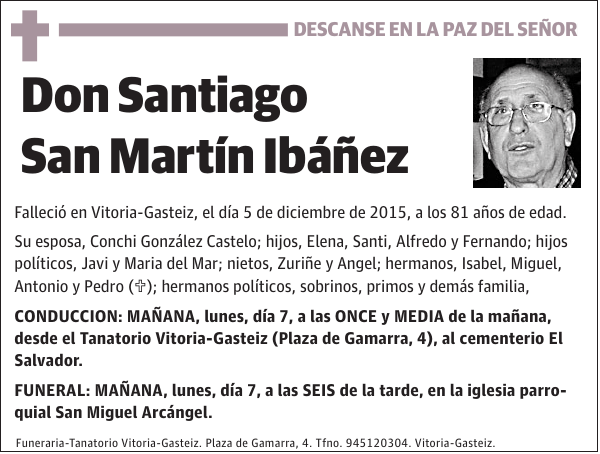 Santiago San Martín Ibáñez