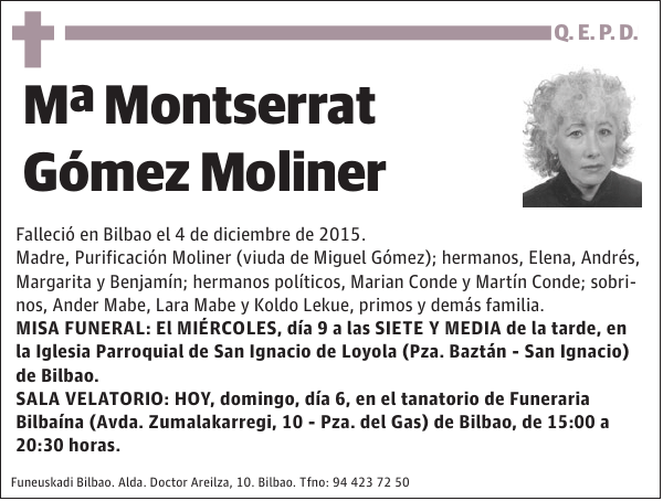 Mª Montserrat Gómez Moliner