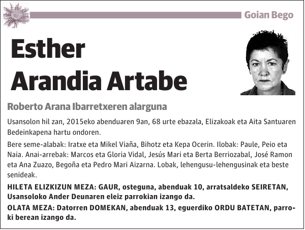 Esther Arandia Artabe