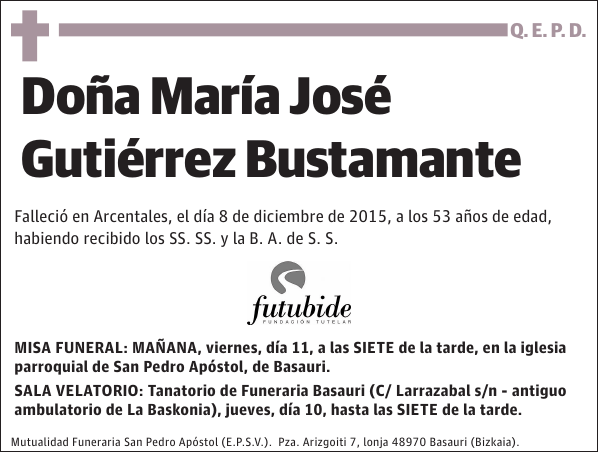 María José Gutiérrez Bustamante