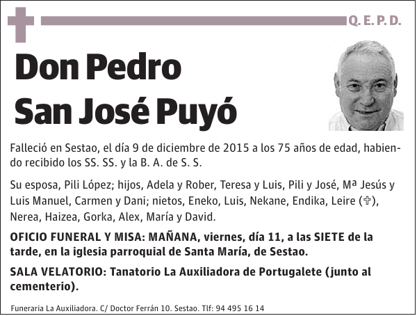 Pedro San José Puyó