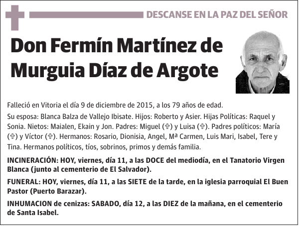 Fermín Martínez de Murguia Díaz de Argote