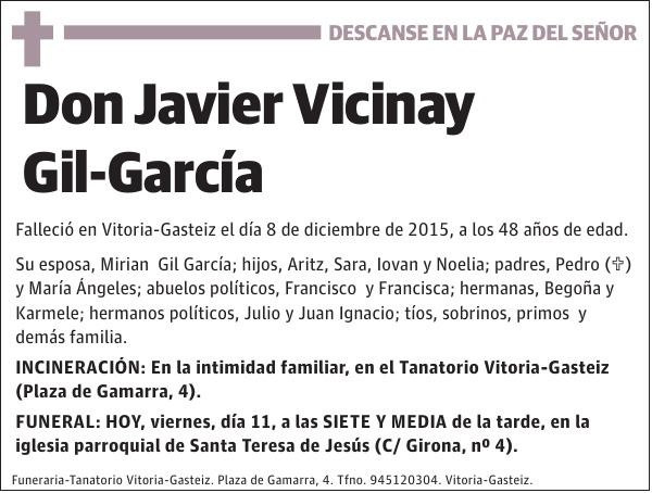 Javier Vicinay Gil-García