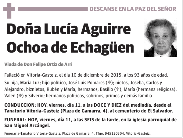 Lucía Aguirre Ochoa de Echagüen