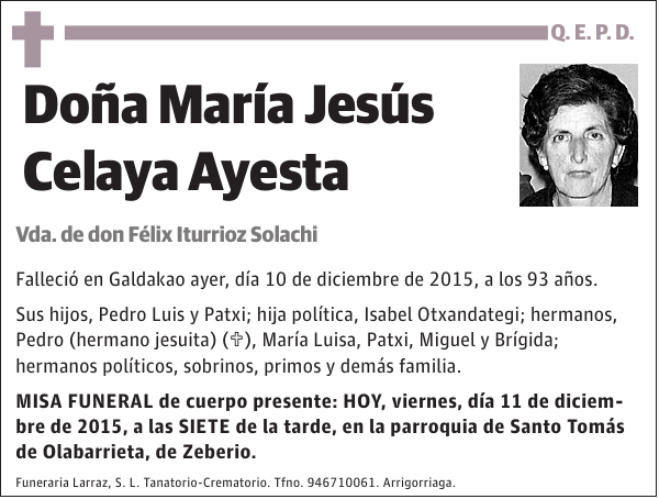 María Jesús Celaya Ayesta