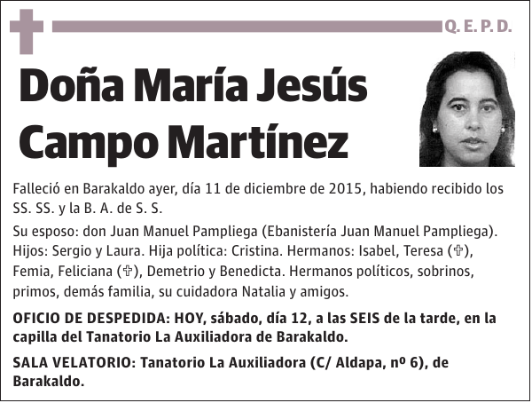 María Jesús Campo Martínez