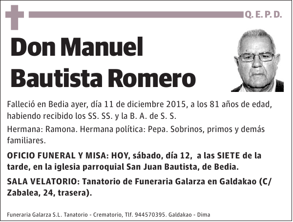 Manuel Bautista Romero