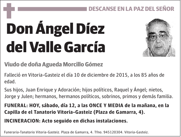 Ángel Díez del Valle García