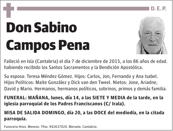 Sabino Campos Pena