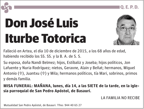 José Luis Iturbe Totorica