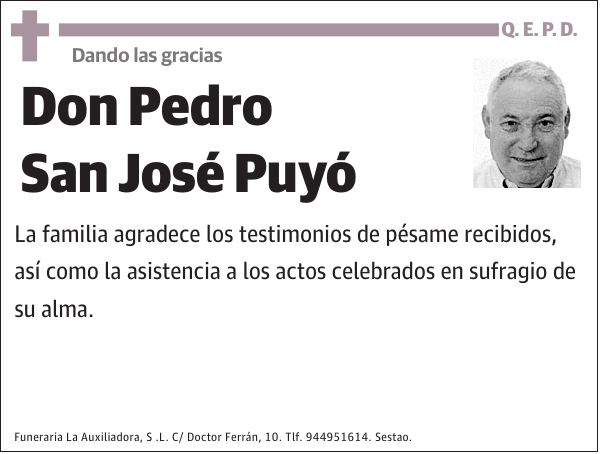 Pedro San José Puyó