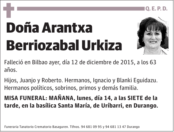 Arantxa Berriozabal Urkiza