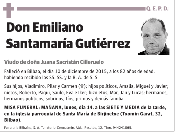 Emiliano Santamaría Gutiérrez