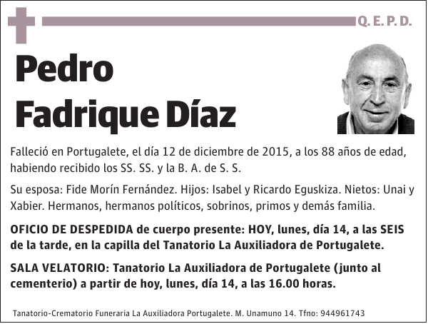 Pedro Fadrique Díaz