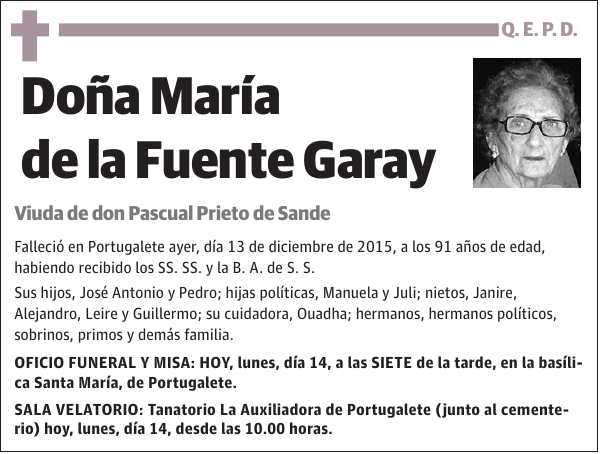 María de la Fuente Garay