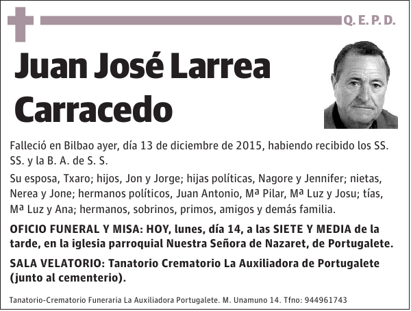 Juan José Larrea Carracedo