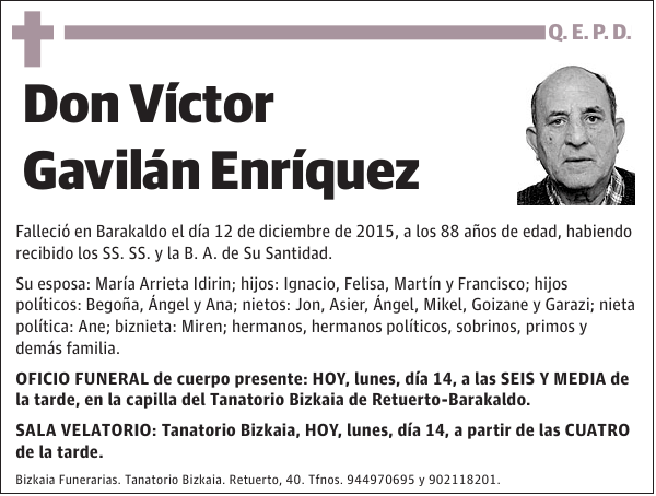 Víctor Gavilán Enríquez