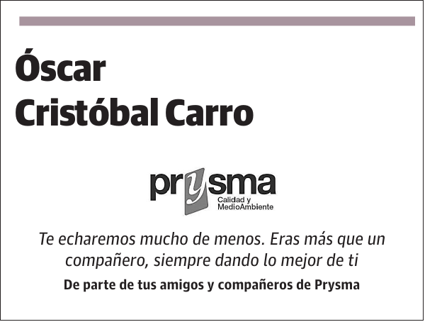 Óscar Cristóbal Carro