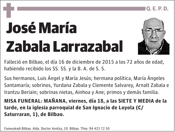 José María Zabala Larrazabal