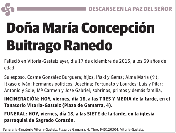 María Concepción Buitrago Ranedo