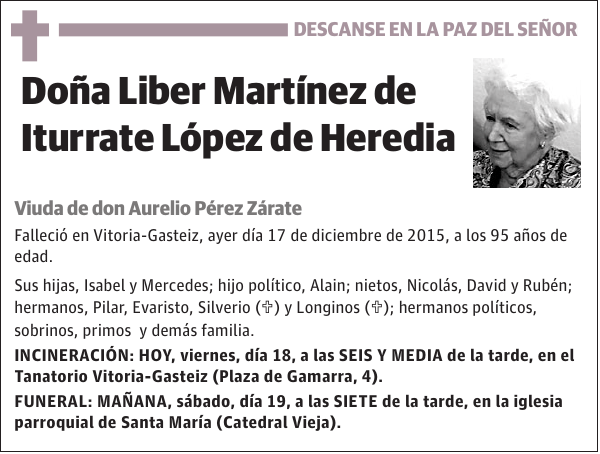 Liber Martínez de Iturrate López de Heredia