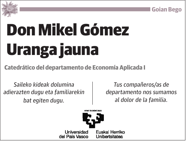 Mikel Gómez Uranga