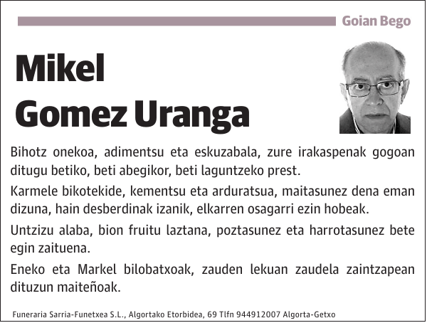 Mikel Gómez Uranga