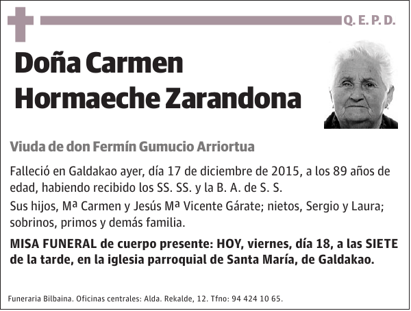 Carmen Hormaeche Zarandona