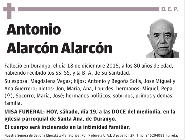 Antonio Alarcón Alarcón