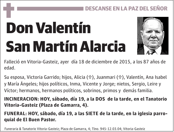 Valentín San Martín Alarcia