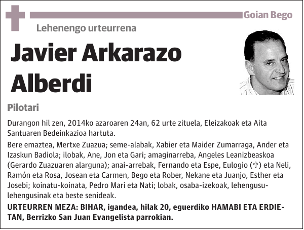 Javier Arkarazo Alberdi