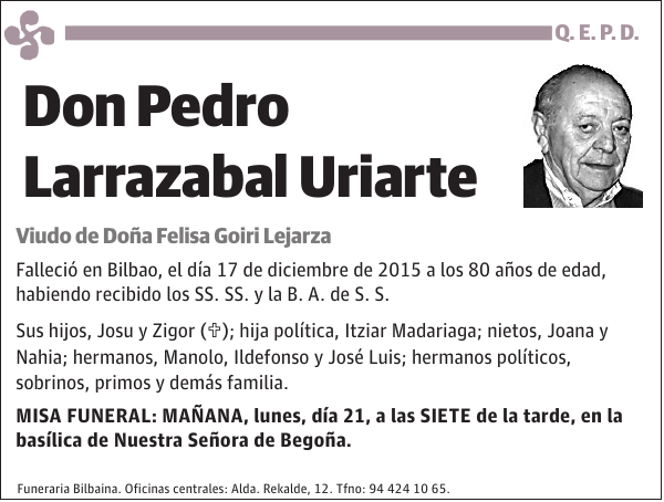 Pedro Larrazabal Uriarte