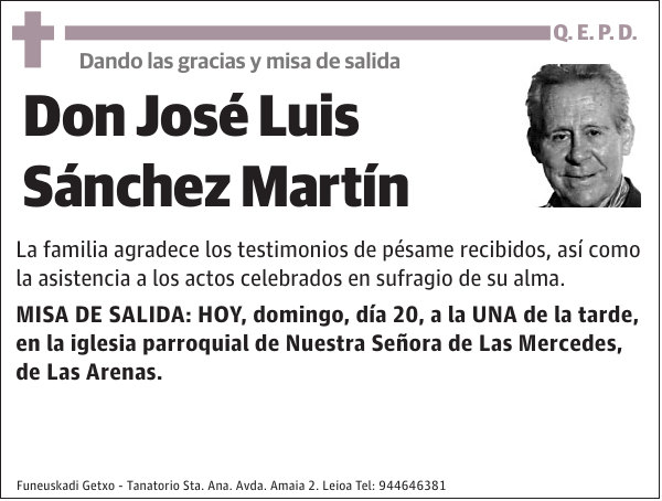 JosÃ© Luis SÃ¡nchez MartÃ­n