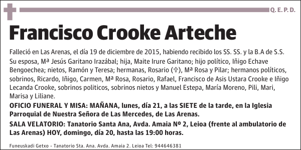 Francisco Crooke Arteche