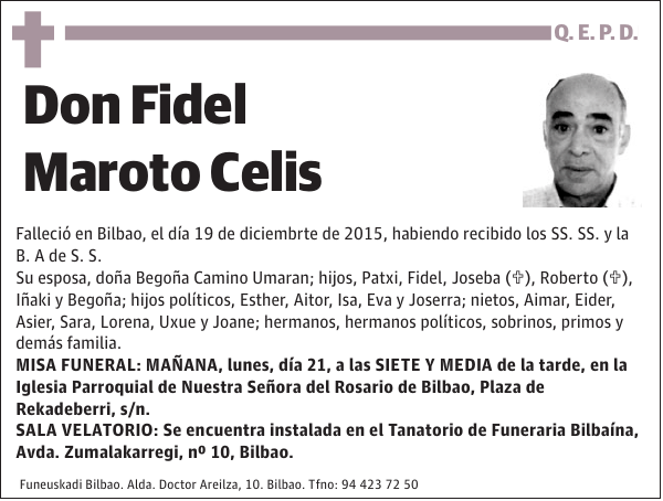 Fidel Maroto Celis