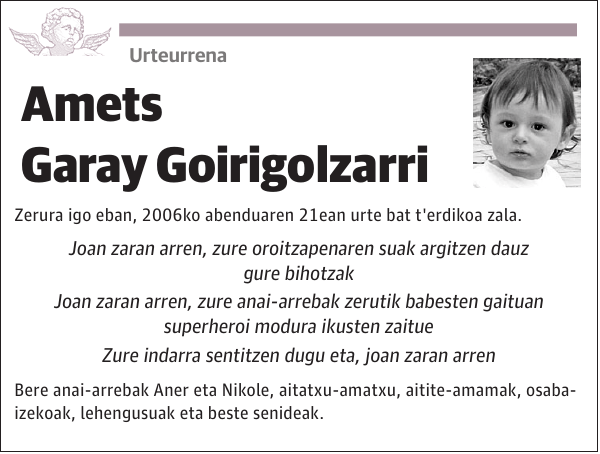 Amets Garay Goirigolzarri